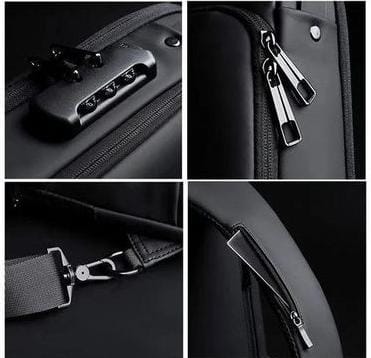 Premium Anti-Theft Sling Bag with Password Lock – High-Capacity Crossbody Shoulder Chest Pack with Smooth Zipper for Travel, Tech, and Daily Commuting