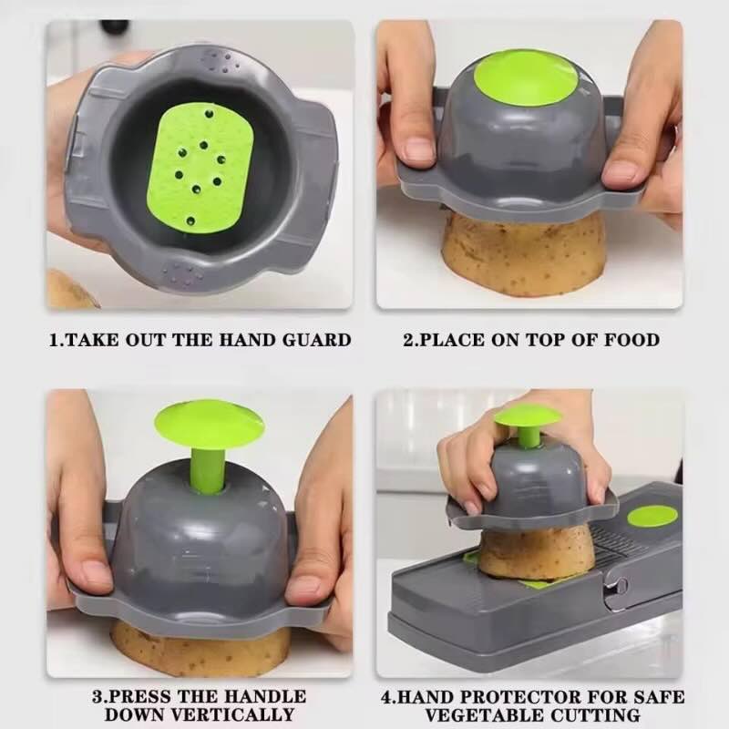 14-in-1 Mandoline Slicer & Vegetable Chopper | Multifunctional Food Cutter & Grater