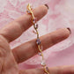 Tulip Bracelet – Premium Quality Stainless Steel Elegant Bracelet for Women | Golden Base