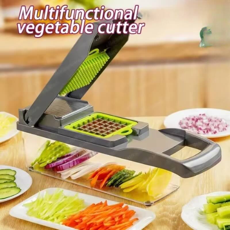 14-in-1 Mandoline Slicer & Vegetable Chopper | Multifunctional Food Cutter & Grater