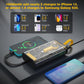 10000mAh Fast Charging Power Bank | 22.5W Portable Charger with Built-in Cables