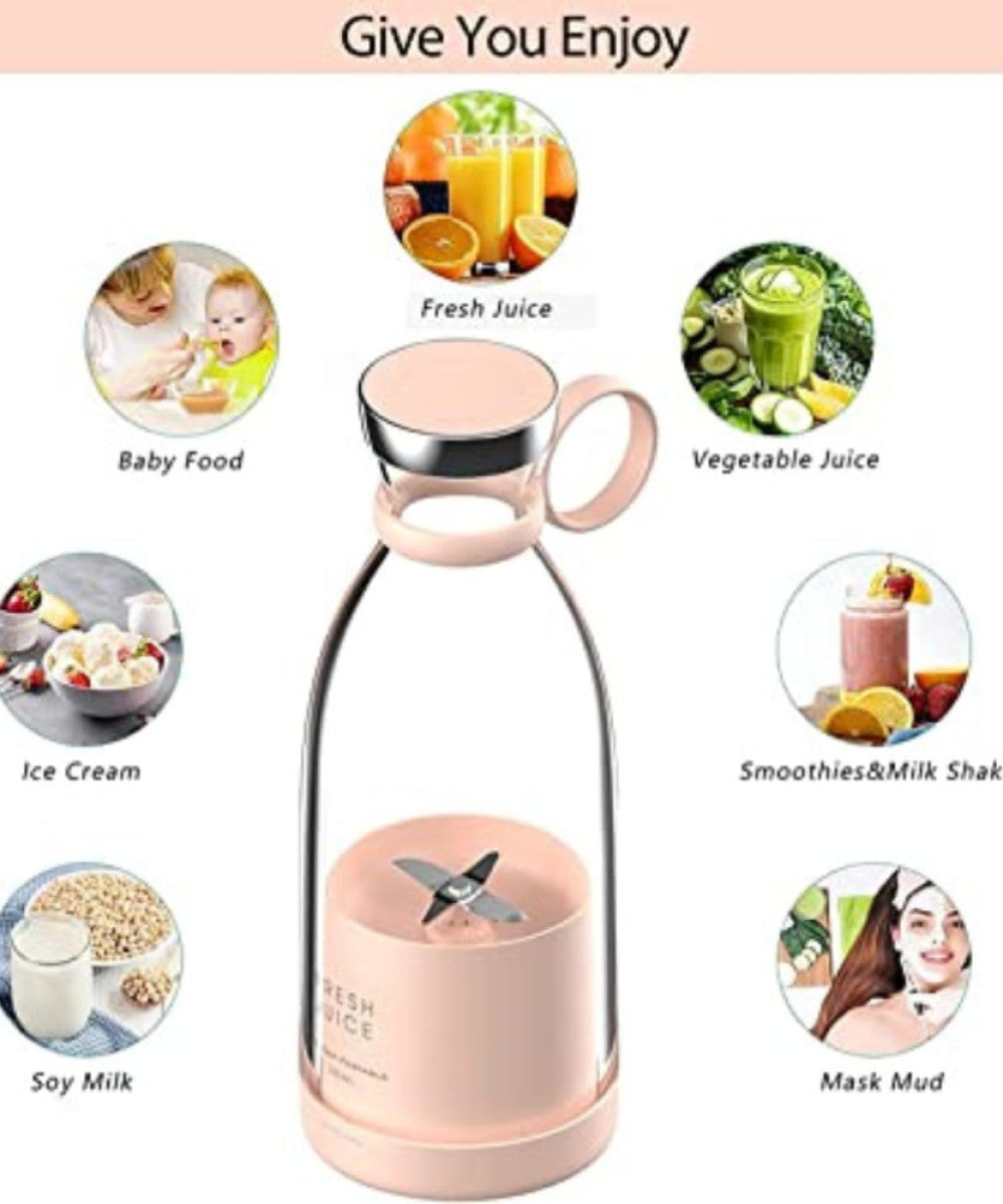 Electric Portable Fruit Juicer Bottle